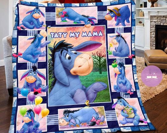 Discover Personalized Eeyore Blanket Winnie Pooh Eeyore Fleece Blanket