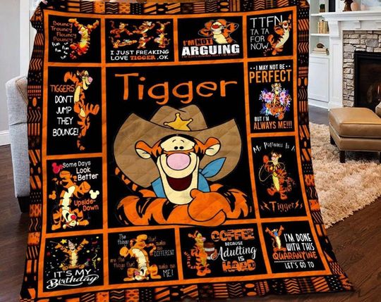 Family Tigger Blanket Winnie The Pooh Tigger Blanket