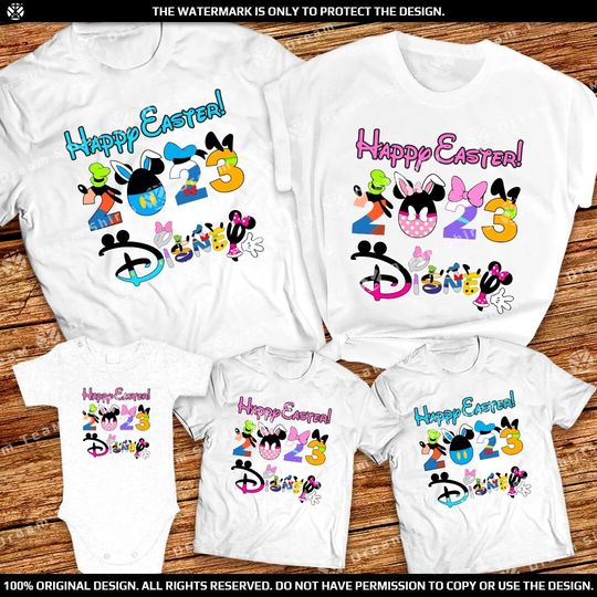 Disney Easter character t-shirts 2023 Disney Easter character shirts for adults 2023 Disney Easter character shirts
