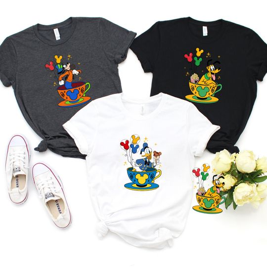 Disney Characters Shirt, Goofy T-shirt, Daisy and Mickey, Custom Disney Shirt,Mickey and Friends T-shirt