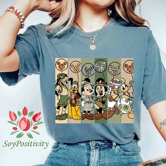 Disney Animal Kingdom Shirt, Animal Kingdom Tee, Mickey Safari Shirt, Disney Safari Trip Shirt