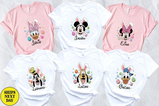 Mickey And Friends Easter Shirt, Mickey Easter Shirt, Minnie Easter Shirt, Disney Happy Easter Shirt