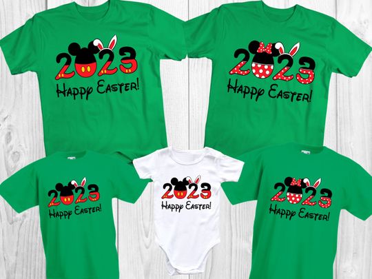 Family Easter shirts, Disney easter themed shirt, easter 2023 family trip, disney easter trip