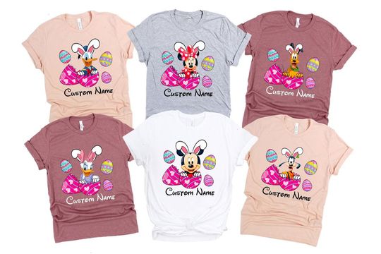 Personalized Disney Easter Shirt,Easter 2023 Party Shirt ,Disney World Disneyland Trip