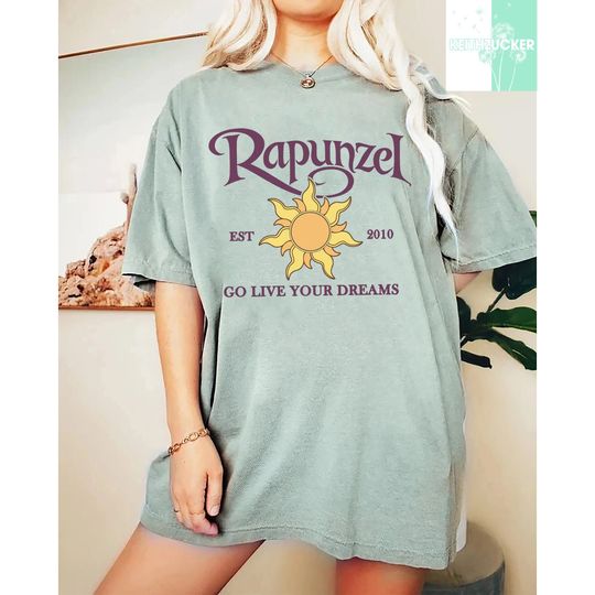 Disney Tangled Rapunzel Go Live Your Dream Shirt