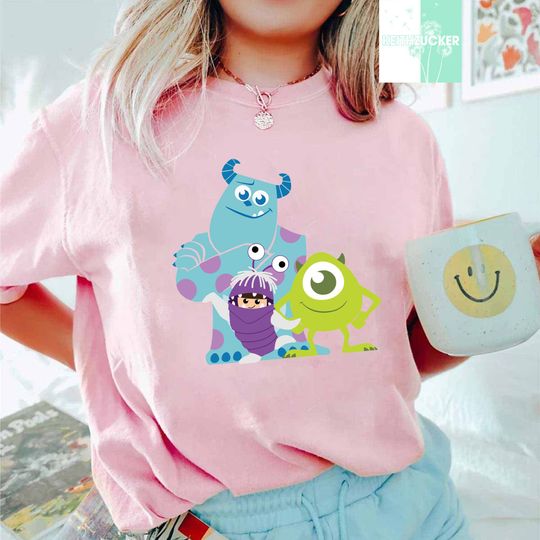 Disney Pixar Monsters Inc. Mike And Sully 90's Style T-Shirt