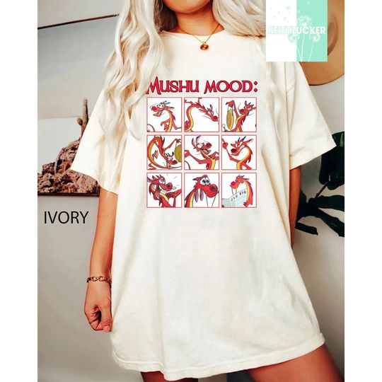 Disney Mulan Mushu Mood Cute Face Shirt