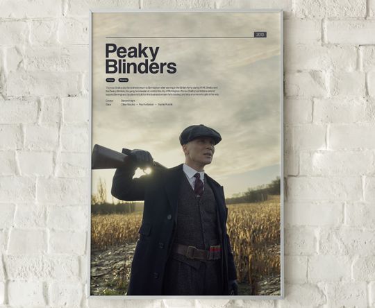 Peaky Blinders Poster - Peaky Blinders Tv Show Print
