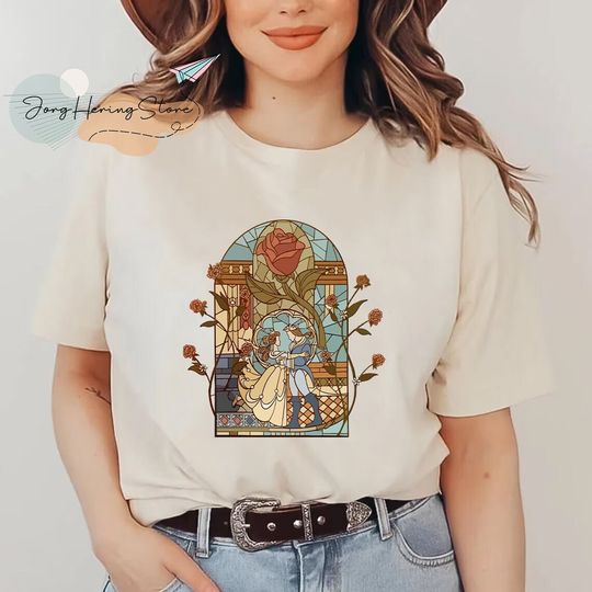 Retro Vintage Beauty and the Beast Shirt, Belle Princess Shirt