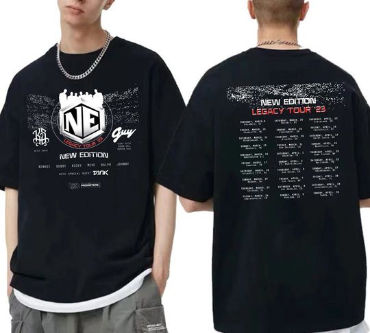 Vintage New Edition Shirt, New Edition Legacy Tour 2023 Shirt