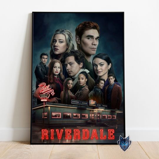 Riverdale Poster, Archie Andrews Wall Art, Rolled Canvas Print, TV Series Poster Gift