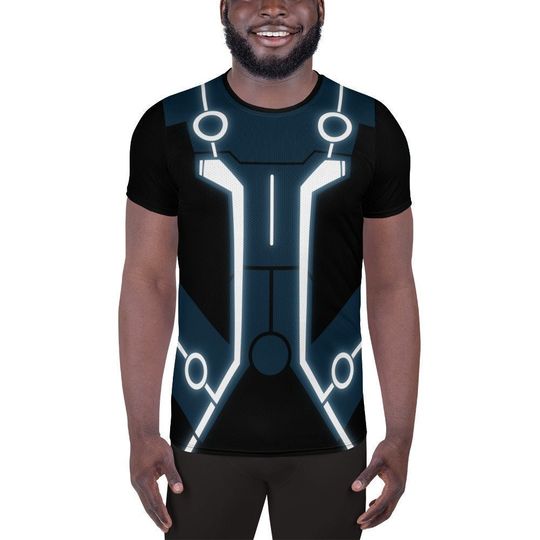 Sam Flynn Tron Legacy Inspired All-Over Print M T-Shirt