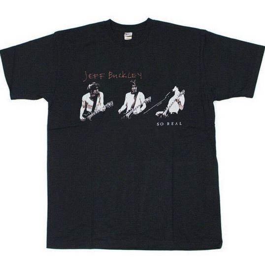 1994 Jeff Buckley So Real T-Shirt, Vintage 90S Jeff Buckley Tour Concert Tee