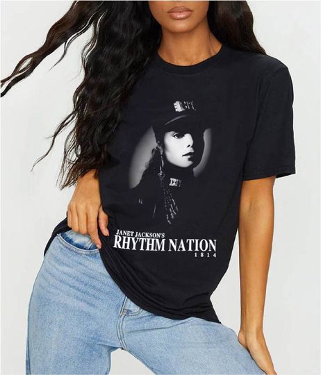 Vintage Janet Jackson Shirt, Janet Jackson Rhythm Nation Shirt