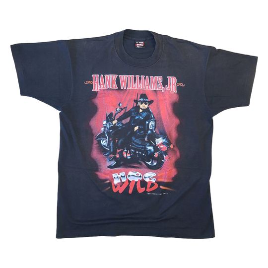 Vintage 1994 Hank Williams Jr Hog Wild Tour Shirt