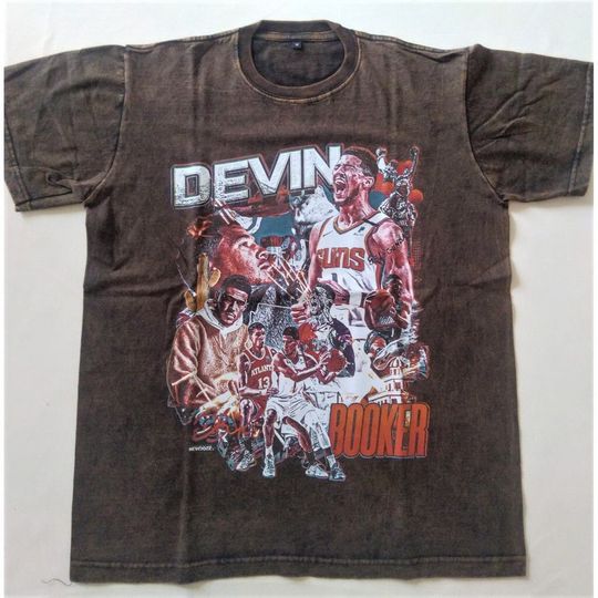 Vintage Wash Devin Booker Basketball Player Shirt, Vintage Devin Booker 90s