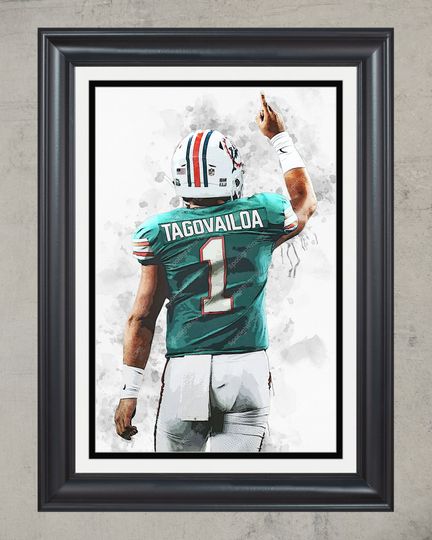 Miami Dolphins Tua Tagovailoa Poster