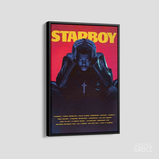 Weeknds Starboy Poster