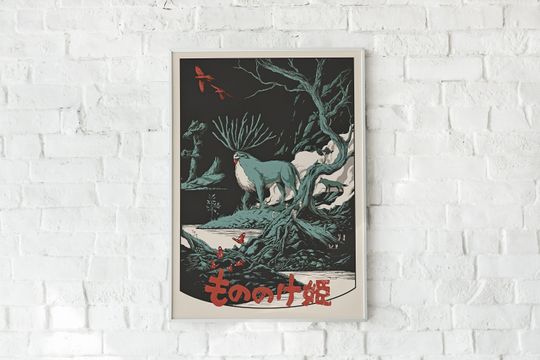 Princess Mononoke Vintage Poster