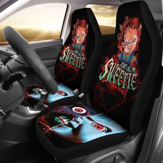Chucky Car Seat Cover, Funny Car Accessories, Disney Car Seat Covers