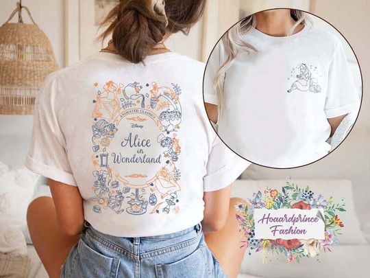 Retro Alice in Wonderland, Disney Alice Shirt