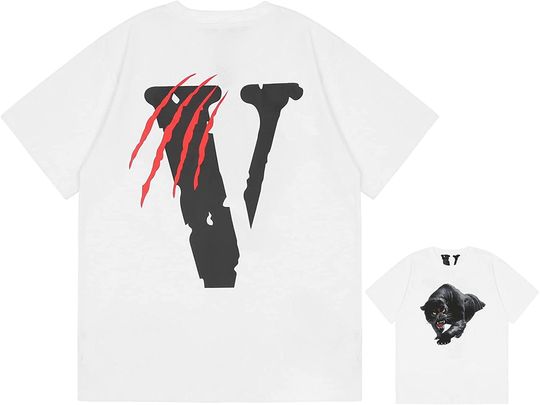 VLONESTAR V Shirt Letter Printed Tee Fashion Hip Hop