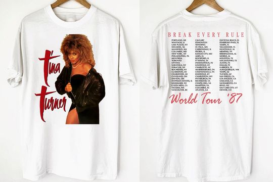 Tina Turner Break Every Rule World Tour '87 T-Shirt