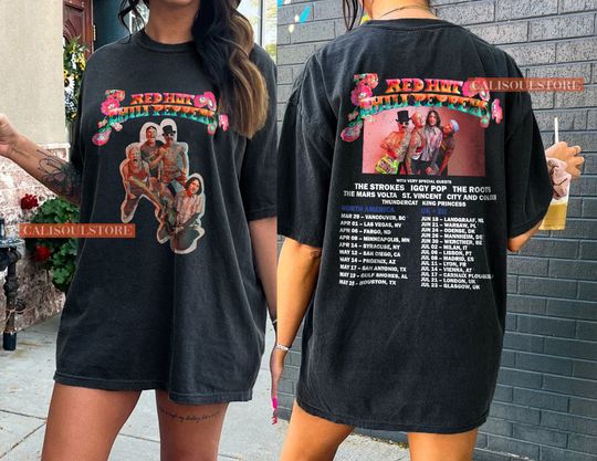 Red Hot Chili Peppers World 2023 Shirt, RHCP Concert Tour Tshirt