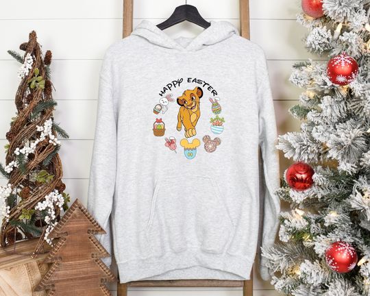 Simba Easter Day Hoodie, Disney Snacks Sweatshirt, Disney Easter Day