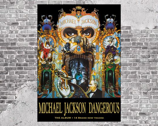 MICHAEL JACKSON (Poster) Dangerous
