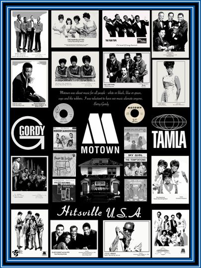 Motown, Stevie Wonder, Marvin Gaye, Diana Ross, Supremes