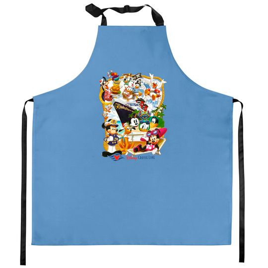 Comfort Colors Disney Cruise Line Kitchen Aprons, Mickey Cruise Kitchen Aprons