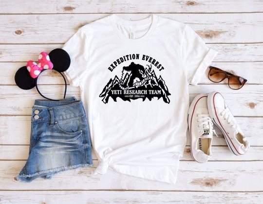 Disney Expedition Everest, Yeti Research Team Shirt, Disney Animal Kingdom Shirt,  Family Yeti Matching Shirts