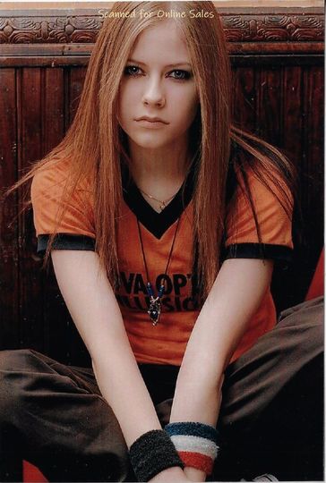 Avril Lavigne Orange Poster