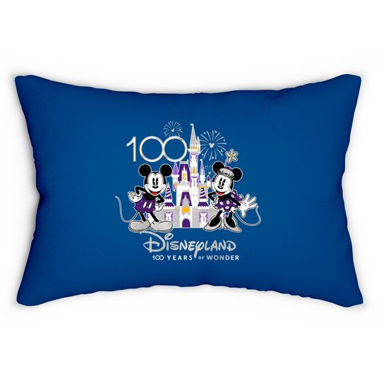 Disney 100th Anniversary Lumbar Pillows, Disney 100 Years Of Wonder Lumbar Pillows