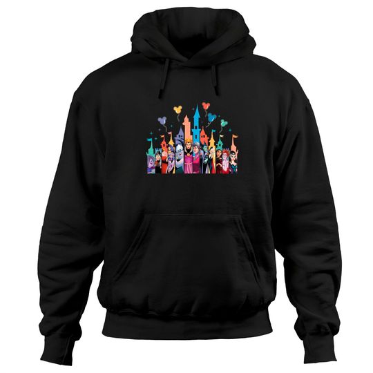 Disney Villains Hoodies, Villains Hoodies, Disney Villains Castle Hoodies