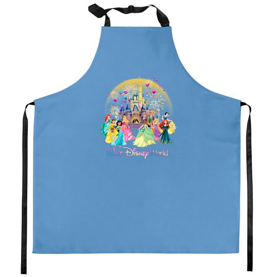Disney Princess Kitchen Aprons, Disney Princess Birthday Kitchen Aprons, Disneyland Kitchen Aprons