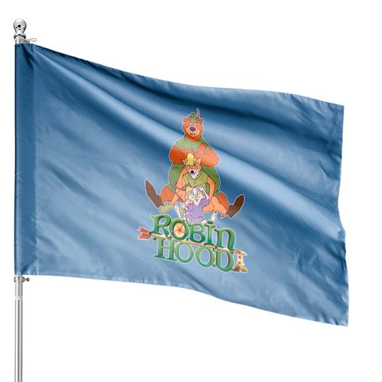 Disney Robin Hood Comfort Colors House Flags, Robin Hood House Flags