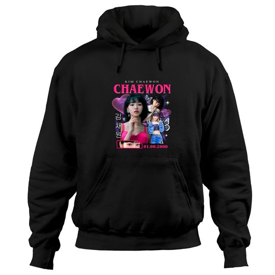 Chaewon Vintage Le Sserafim Merch Hoodies