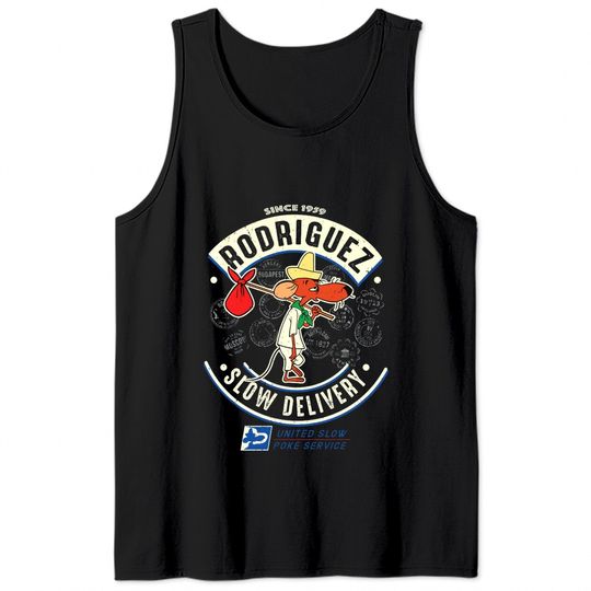 Slowpoke Rodriguez Postal Service Softstyle Tank Tops