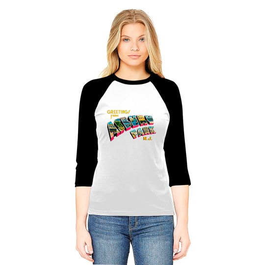 Greetings from Asbury Park New Jersey Baseball Tees