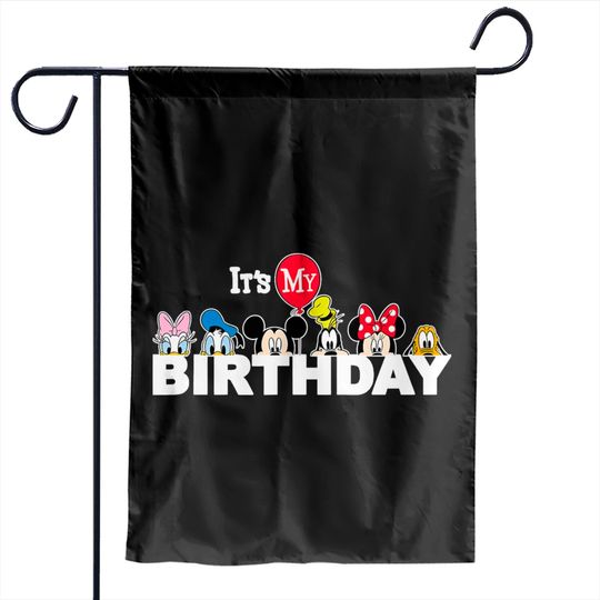 Disney Mickey and Friends It's My Birthday Garden Flags
