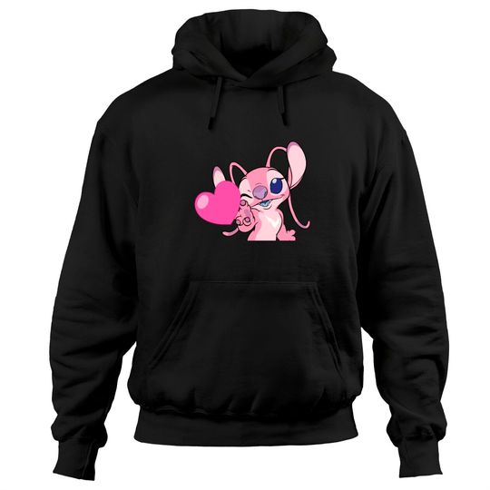 Angel Hoodies, Angel Valentine Hoodies, Disney Hoodies, Stitch And Angel