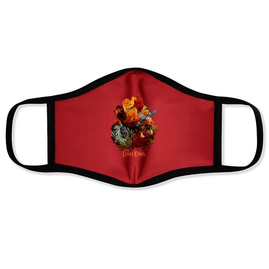Vintage Simba Lion King Face Masks, Disneyworld Face Masks, Disneyland Face Masks