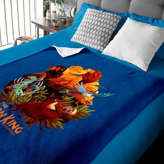 Vintage Simba Lion King Baby Blankets, Disneyworld Baby Blankets, Disneyland Baby Blankets