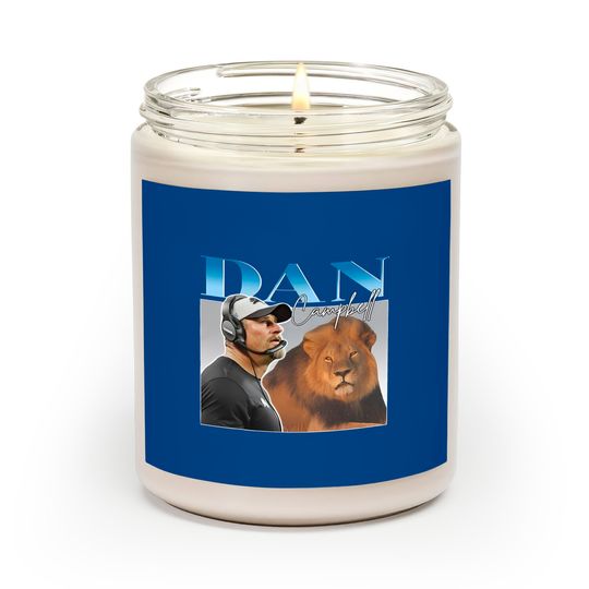 Dan Campbell - Detroit Lions - Grit - Motor City Dan - 90s Vintage Scented Candles