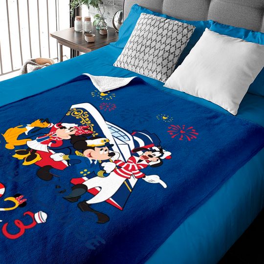 Disney Cruise Family Vacation 2023 Baby Blankets,Disney Cruise Group Baby Blankets
