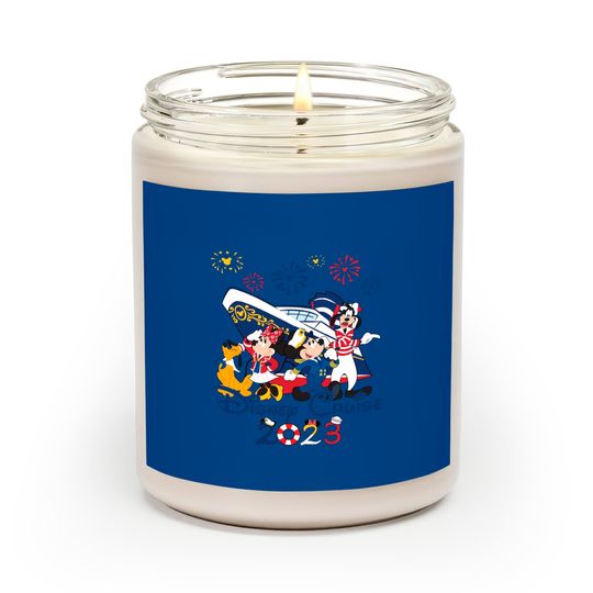 Disney Cruise Family Vacation 2023 Scented Candles,Disney Cruise Group Scented Candles