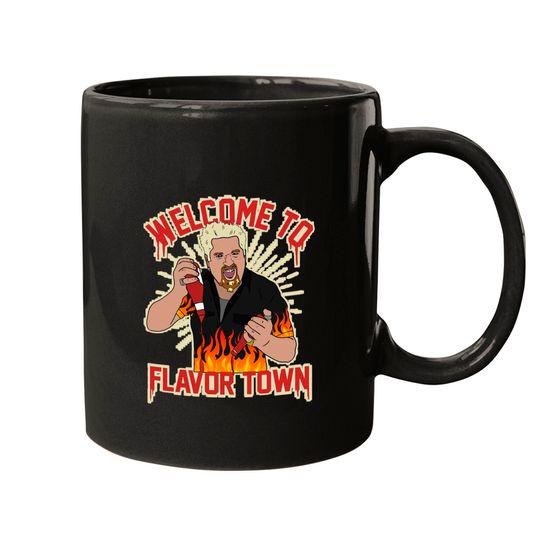 Guy Fieri Welcome to Flavortown Mugs