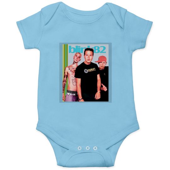 182 World Tour 2023 Onesies, Vintage Blink Onesies, Blink Band Onesies, Retro Blink Onesies